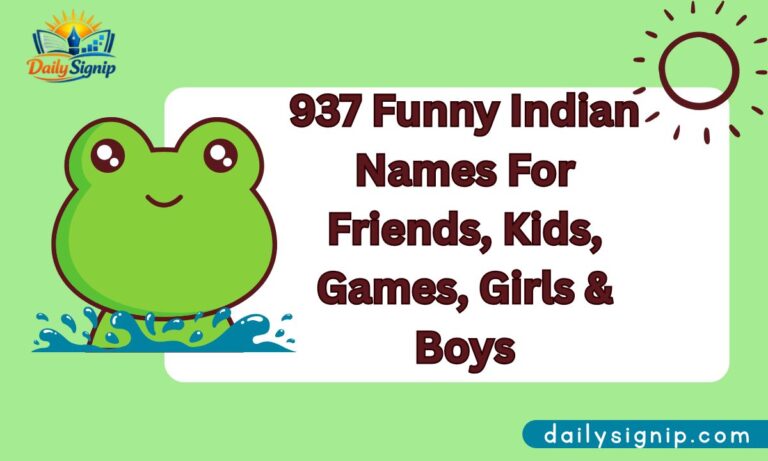 937 Funny Indian Names For Friends, Kids, Games, Girls & Boys