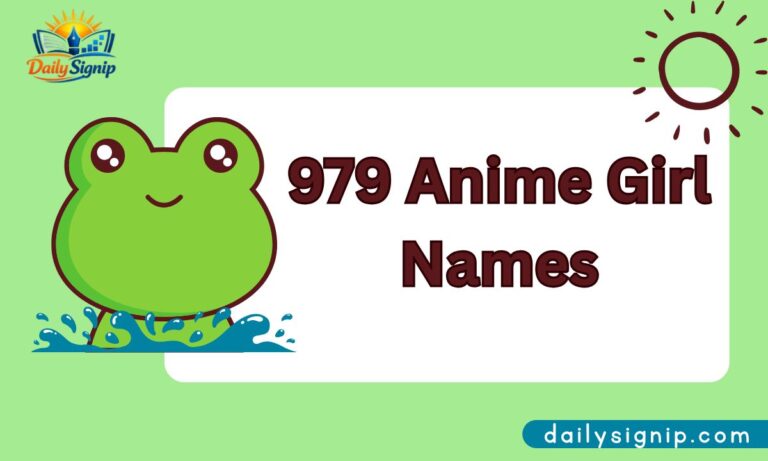 979 Anime Girl Names