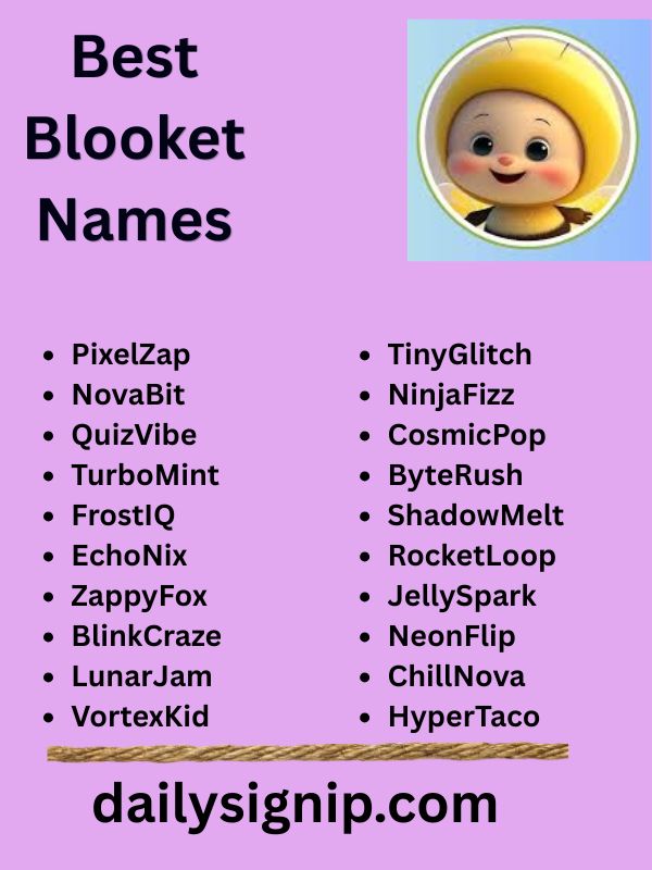 Best Blooket Names