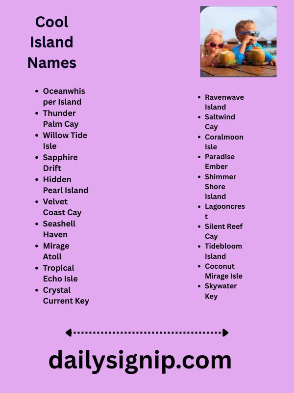 Cool Island Names