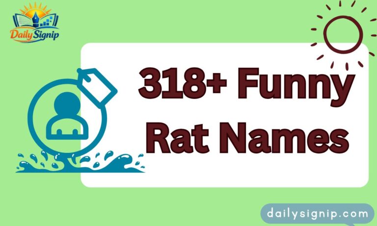 318+ Funny Rat Names