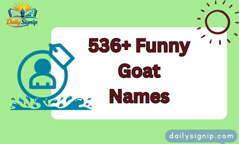 536+ Funny Goat Names