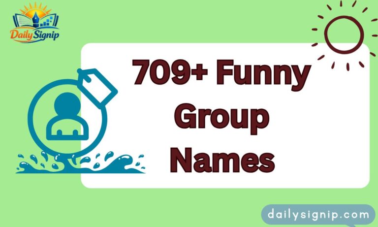 709+ Funny Group Names