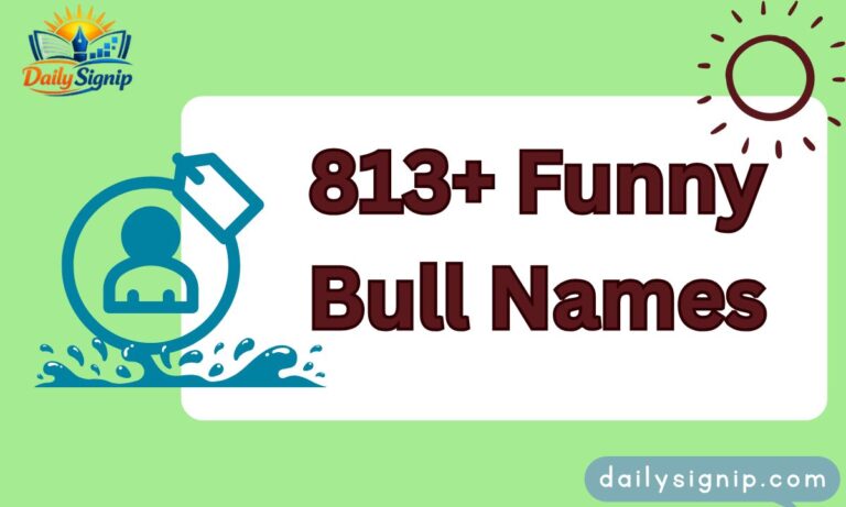 813+ Funny Bull Names