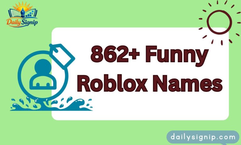 862+ Funny Roblox Names