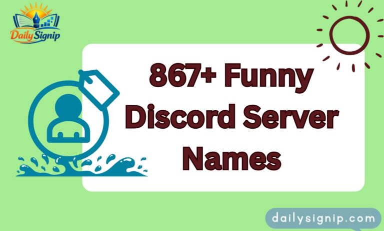 867+ Funny Discord Server Names