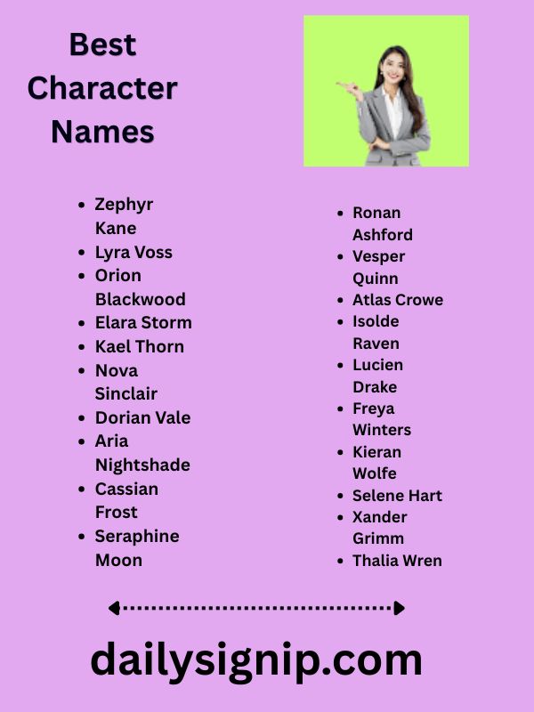 Best Character Names