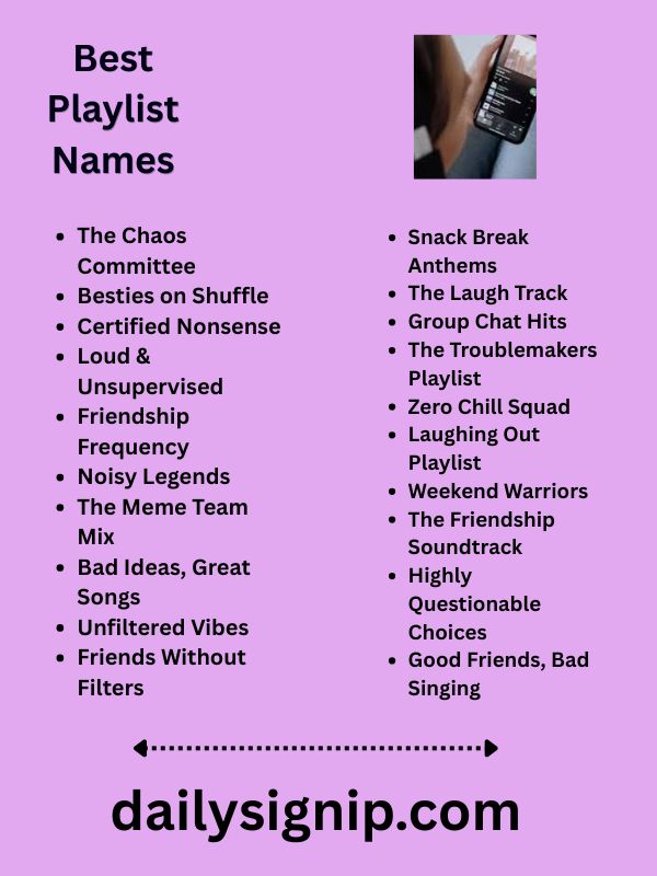 Best Playlist Names